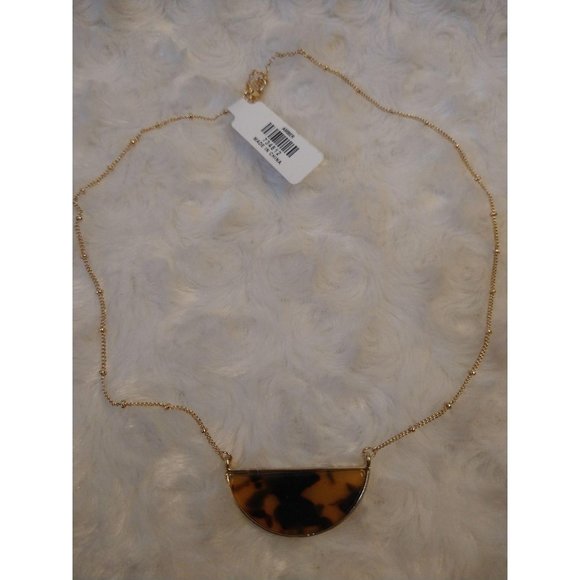 Amber Necklace with Gold Chain NWT - Picture 1 of 5